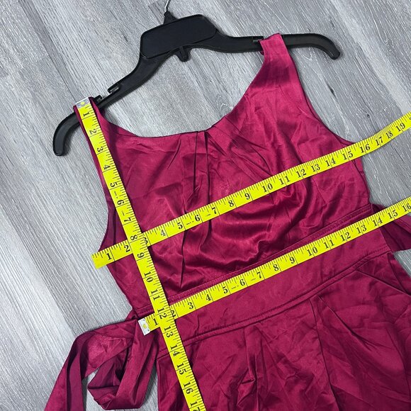 NWT Lette Red Cocktail Midi Dress Size S - Picture 14 of 15